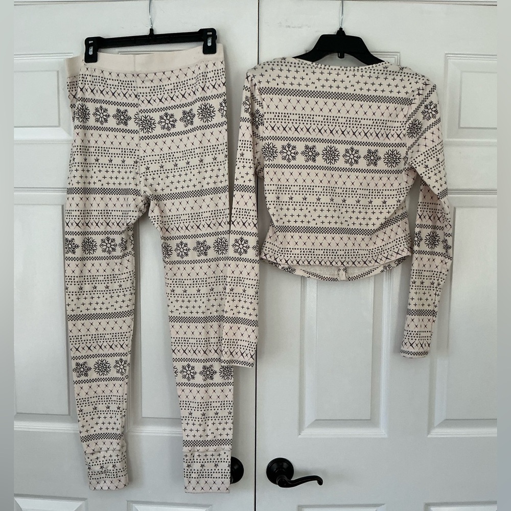 SKIMS Logo Plush Pointelle Henley & Legging Set | Size XL - Picture 11 of 12